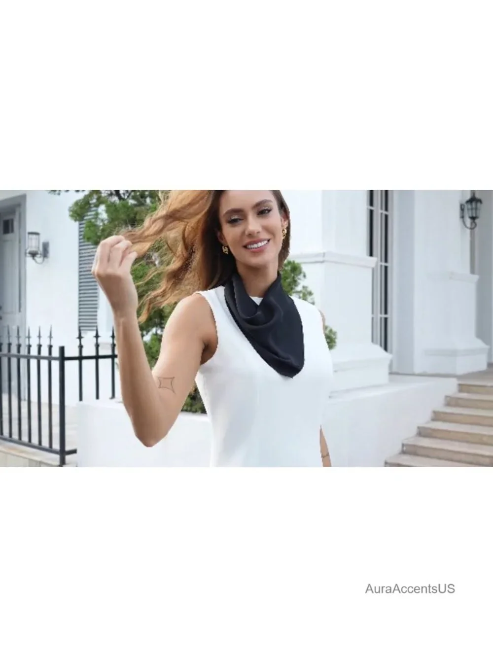 100% Mulberry Silk Square Scarf Neckerchief Gift Box